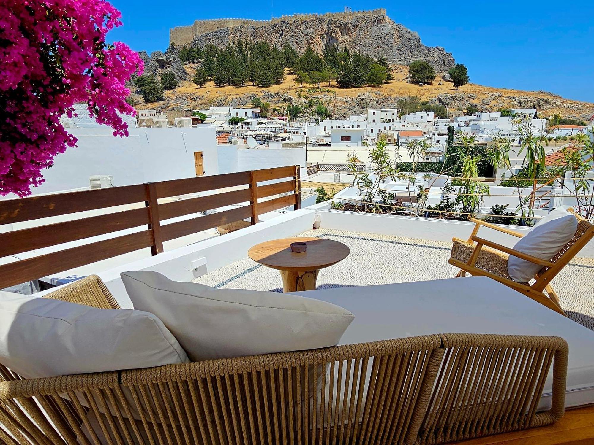 Villa Aphrodite Lindos Suites Kültér fotó